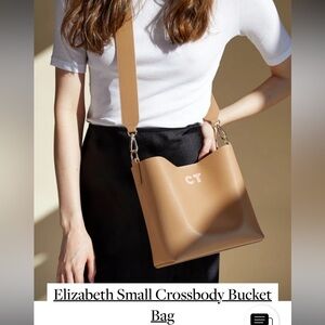 Leatherology Elizabeth Small Bucket Bag Purse with two straps